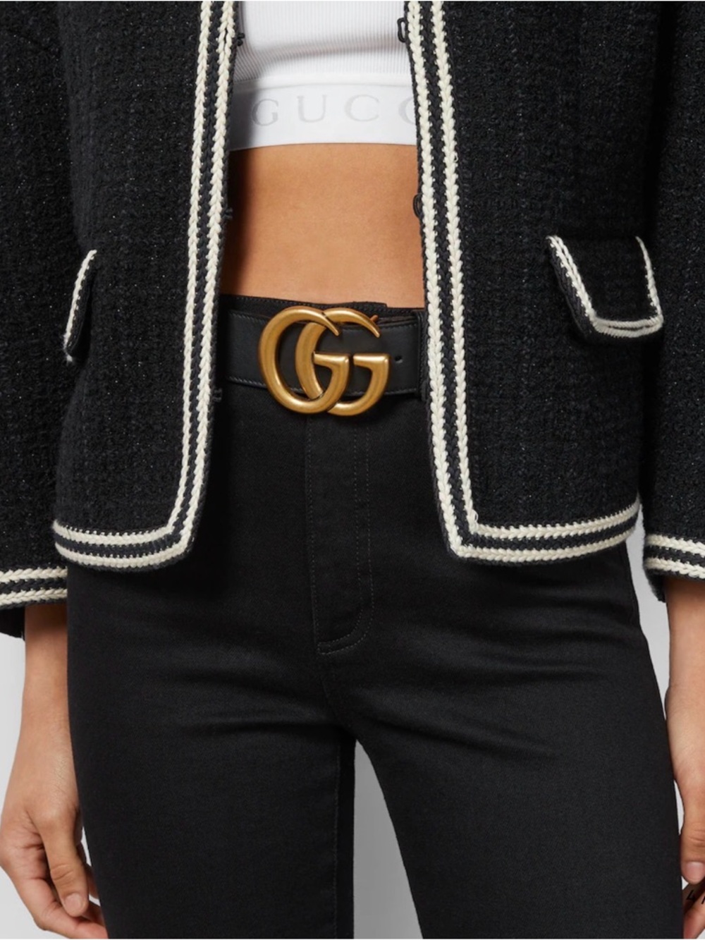 Gucci Marmont Wide Belt